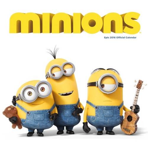 The Official Minion Movie 2016 Mini Calendar book
