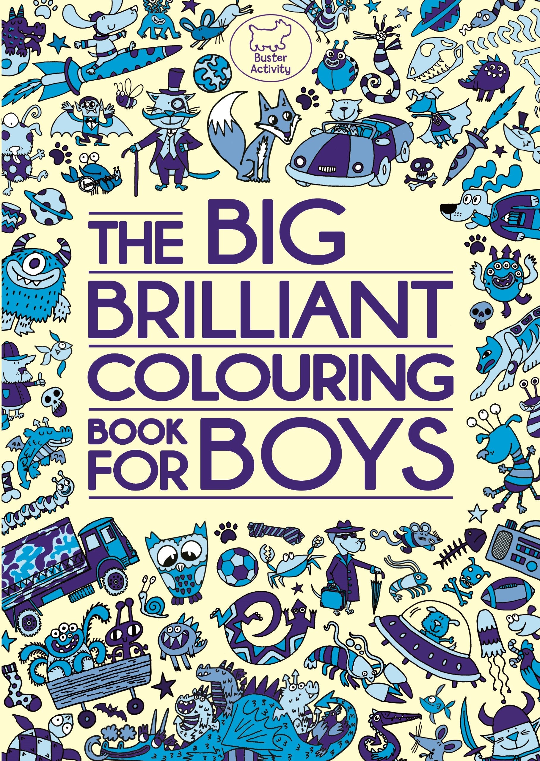 The Big Brilliant Colouring Book For Boys Tiptoi & Games