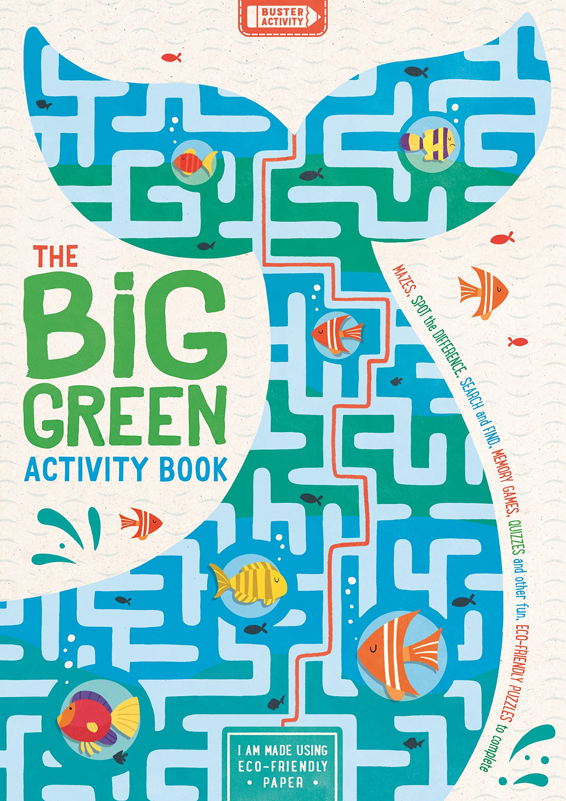 The Big Green Activity Book: Fun, Fact-filled Eco Puzzles for Kids to Complete: 1 (Big Buster Activity) Business & Technology