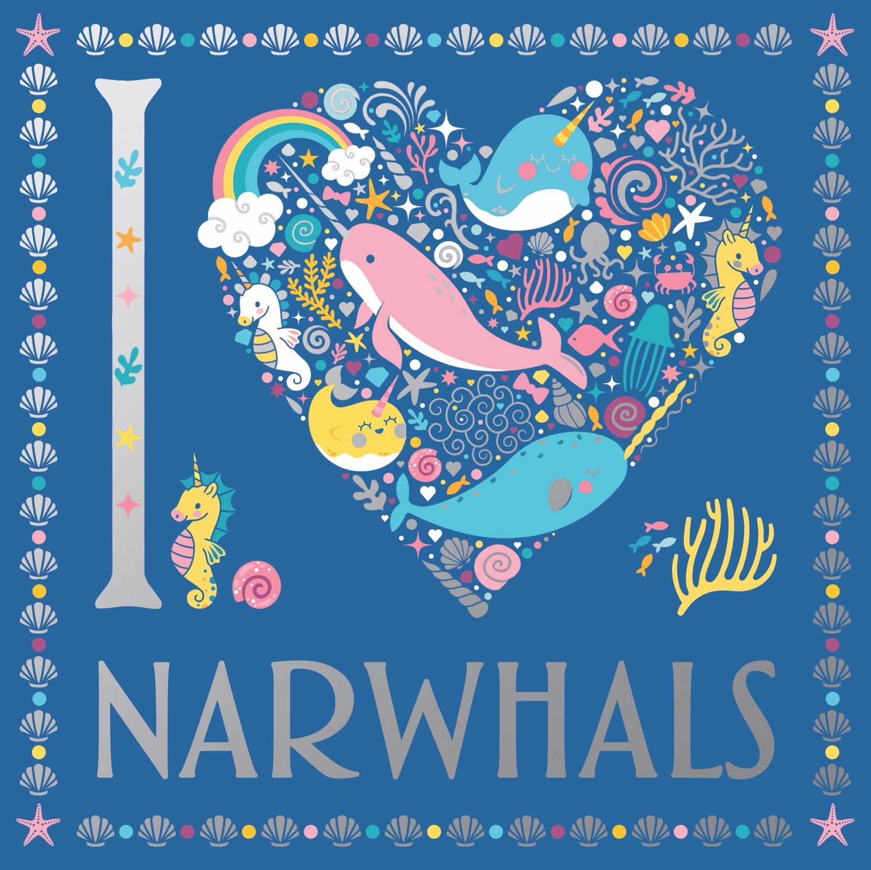 I Heart Narwhals (I Heart Pocket Colouring) Hobbies & Crafts