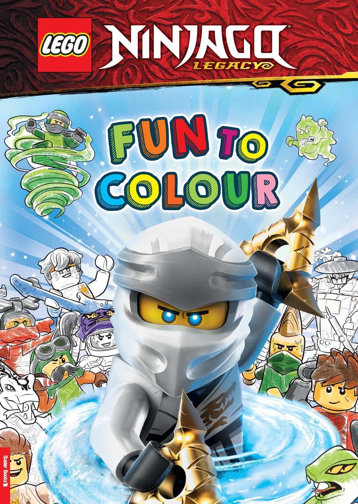 LEGO® NINJAGO®: Fun to Colour (LEGO® Fun to Colour) Tiptoi & Games