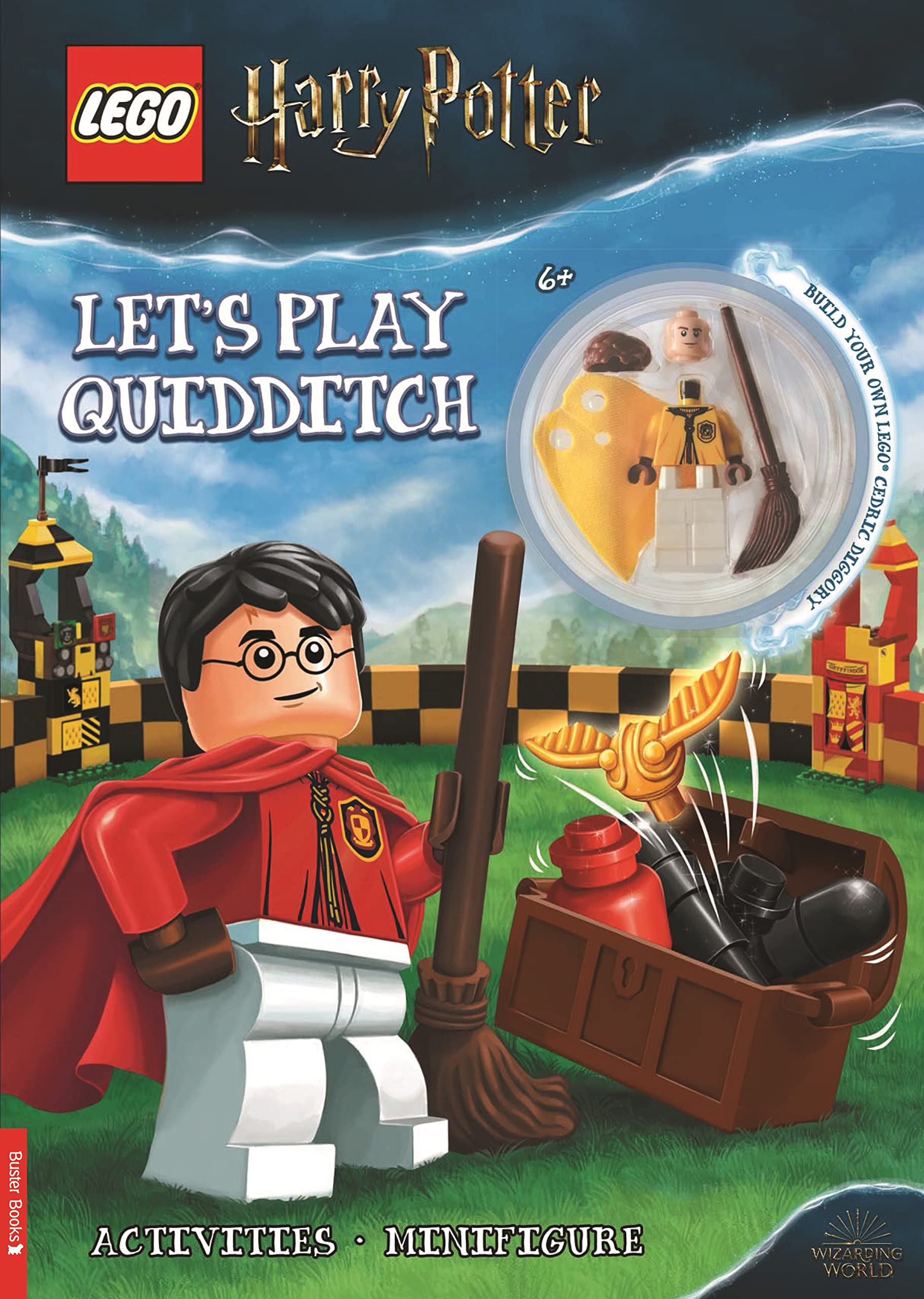 LEGO® Harry Potter(TM): Let's Play Quidditch Activity Book (with Cedric Diggory minifigure) Tiptoi & Games