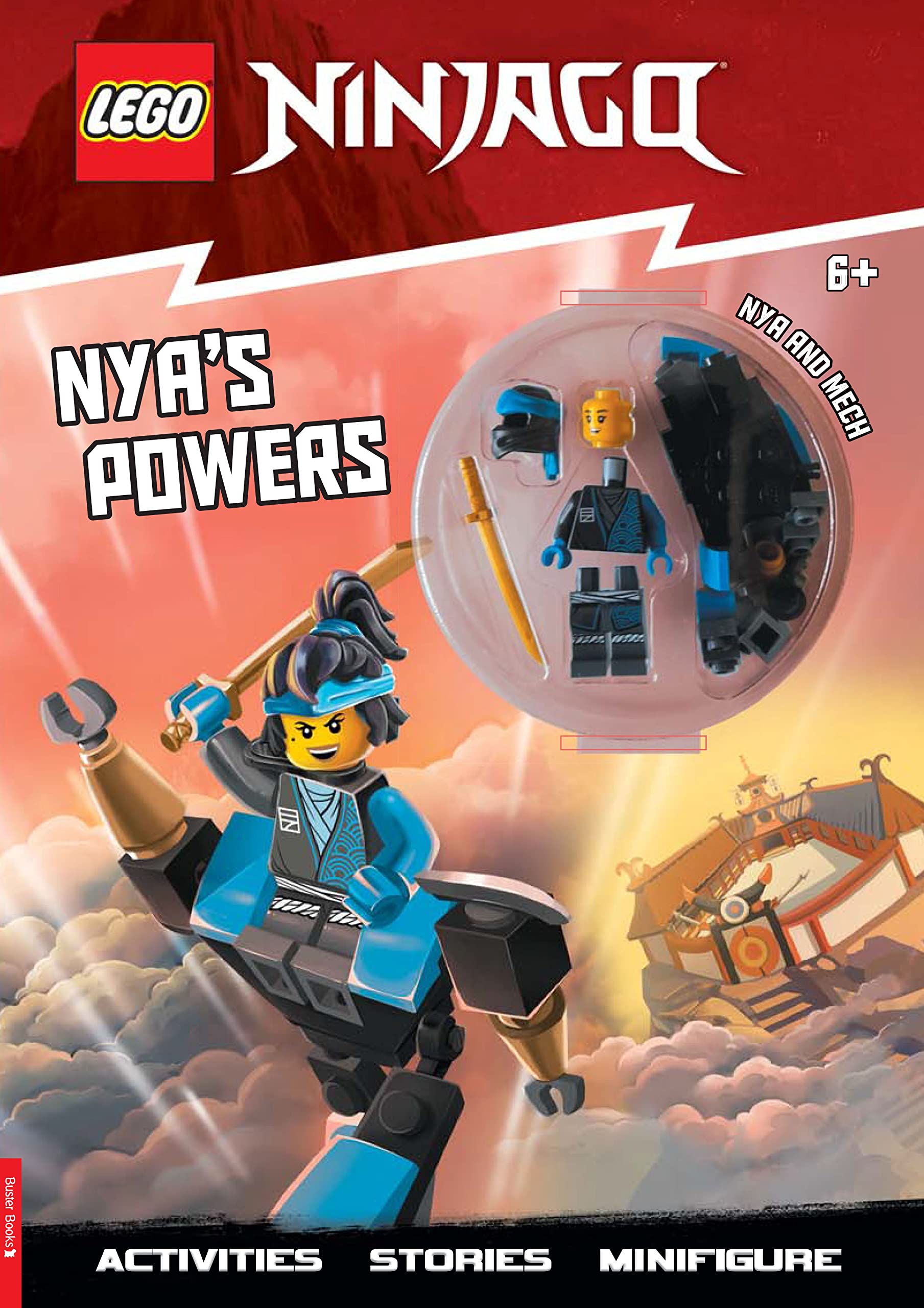 LEGO® NINJAGO®: Nya's Powers Activity Book (with Nya LEGO minifigure and mech) (LEGO® Minifigure Activity) Manga