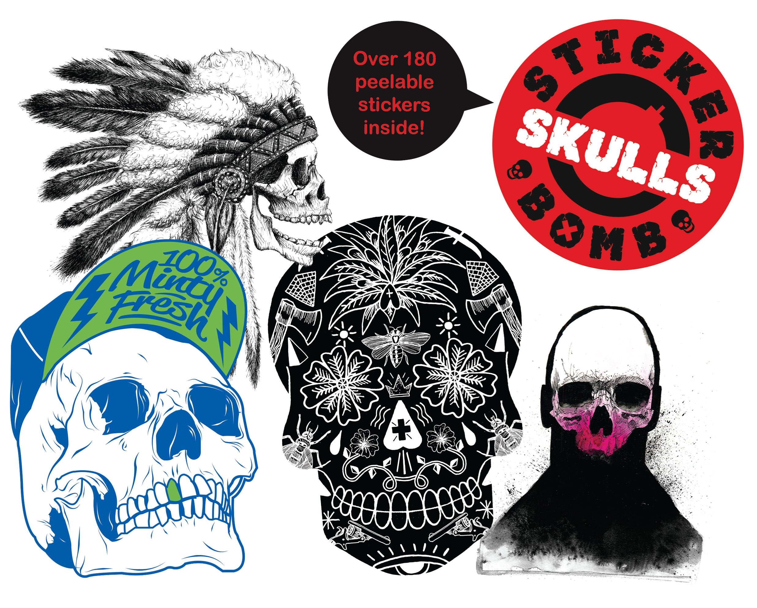 Product Image: Stickerbomb Skulls