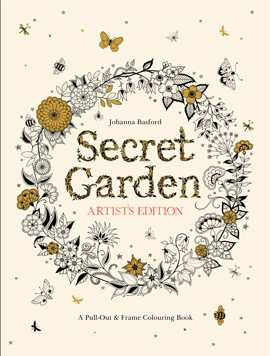 Secret Garden Artist's Edition : A Pull-Out and Frame Colouring Book Film, Art & Culture