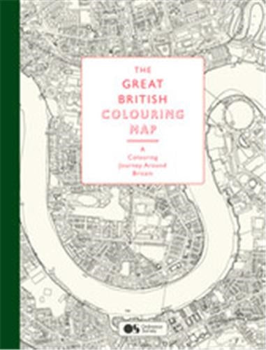The Great British Colouring Map : A Colouring Journey Around Britain Film, Art & Culture
