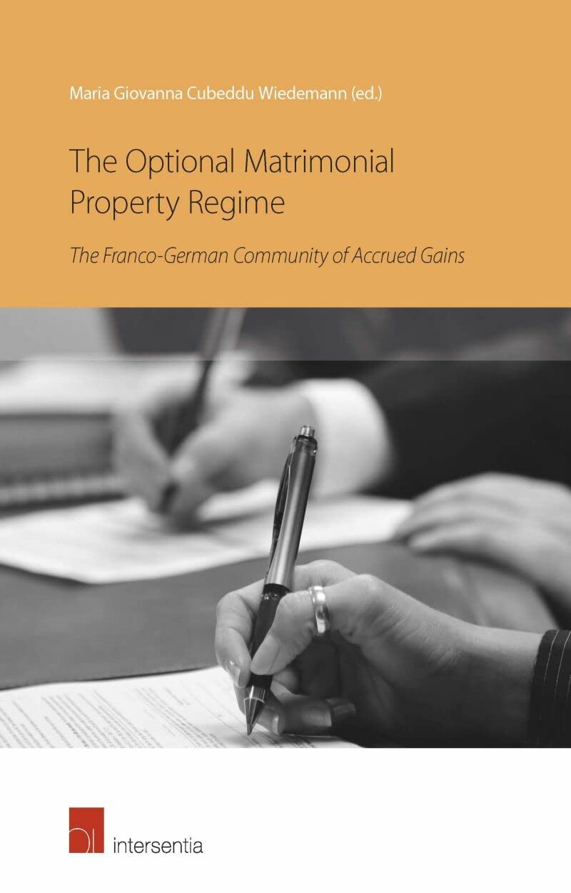 Wiedema, M: Optional Matrimonial Property Regime Law