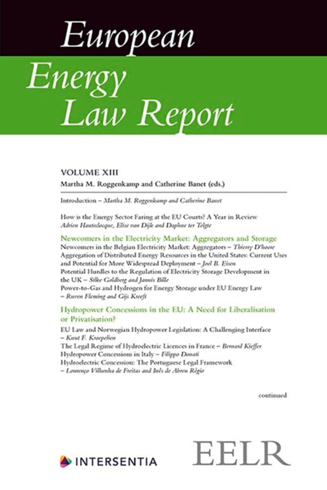 European Energy Law Report book