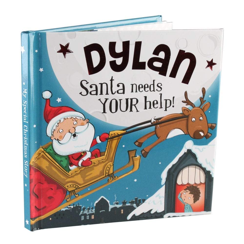 Dylan Santa Needs Your Help - H&H Personalised Christmas Storybook book
