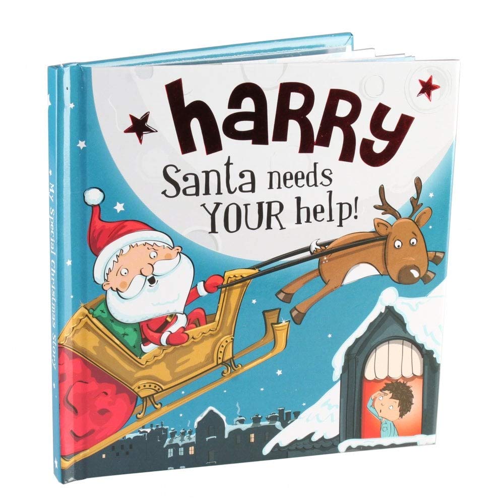 Harry Santa Needs Your Help - H&H Personalised Christmas Storybook book