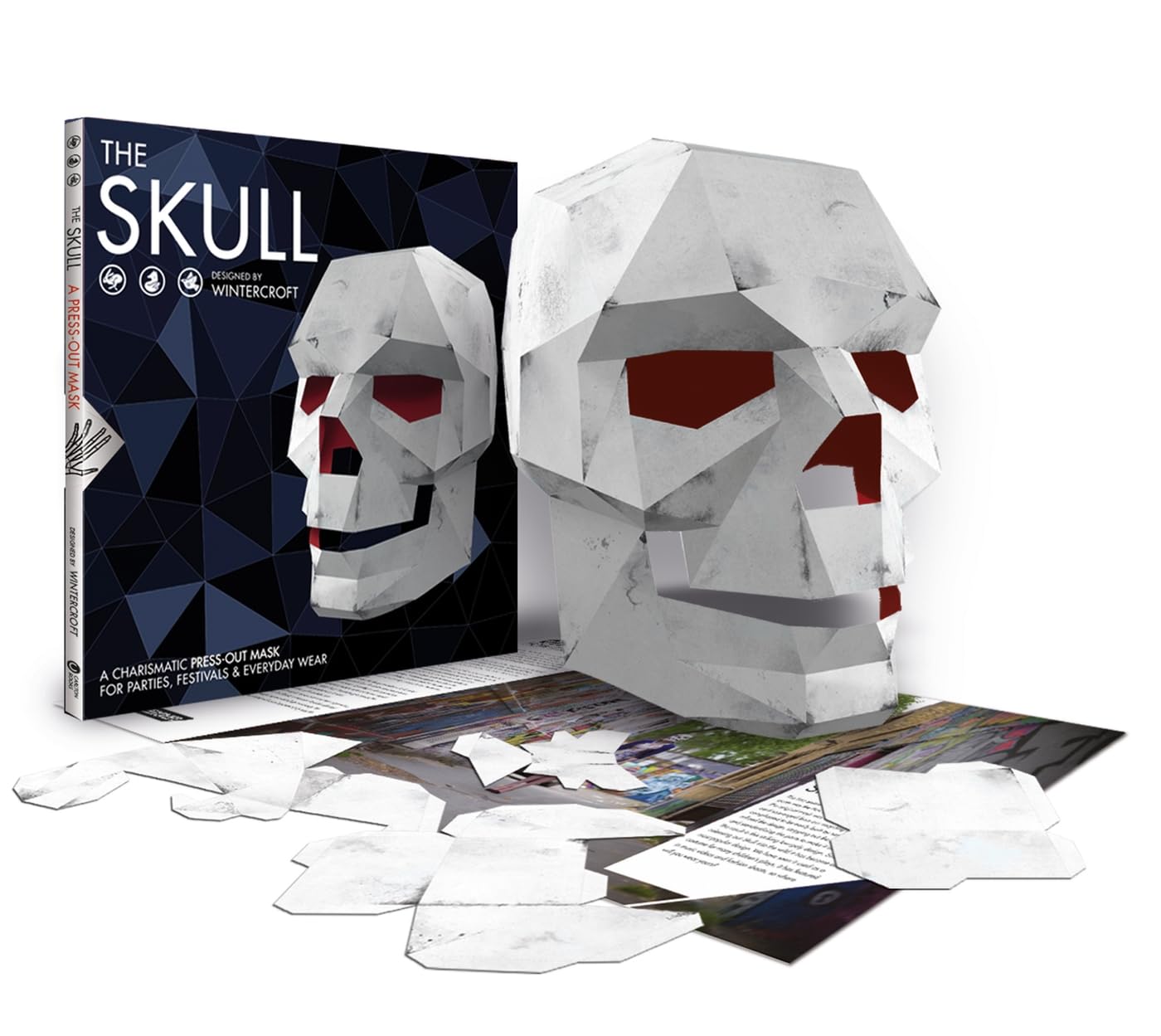 The Skull - Designed by Wintercroft: A charismatic press-out mask for parties and everyday wear: A Charismatic Press-out Mask for Parties, Festivals & Everyday Wear Lifestyle