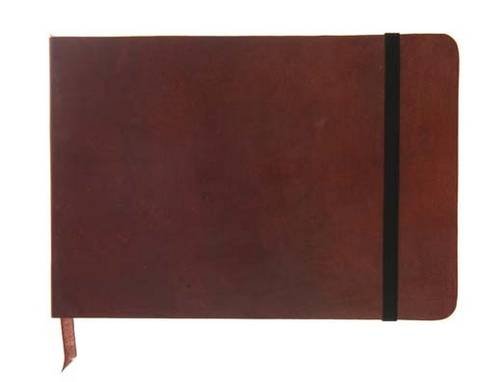 Monsieur Notebook - Real Leather Landscape A6 Brown Plain Books