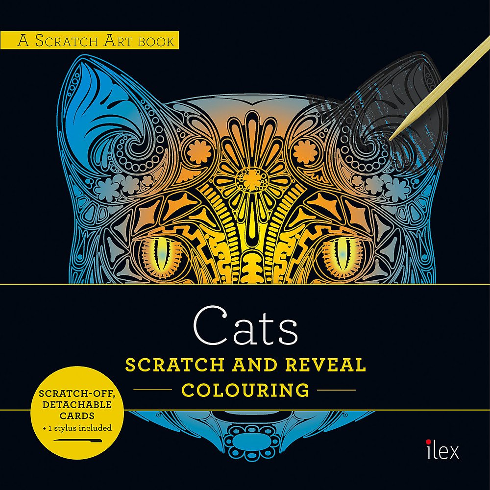 CATS: Scratch and Reveal Colouring: Colourful cards to scratch, reveal and display book