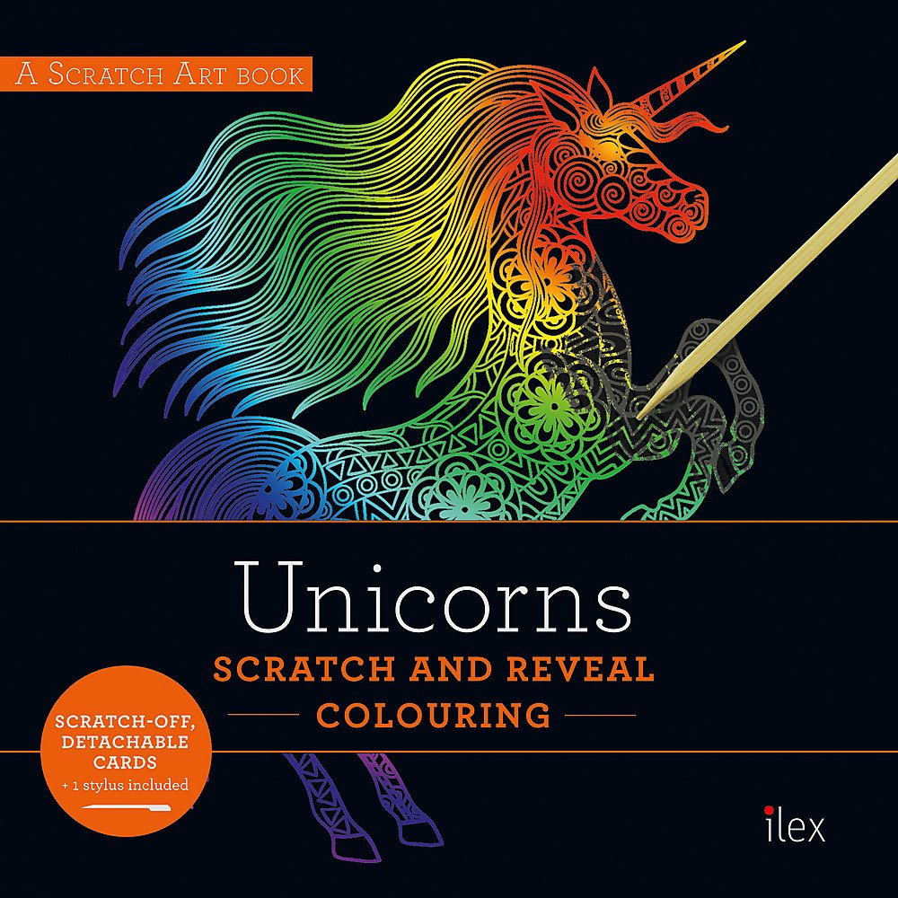 UNICORNS: Scratch and Reveal Colouring: Colourful cards to scratch, reveal and display (A Scratch Art book) Film, Art & Culture