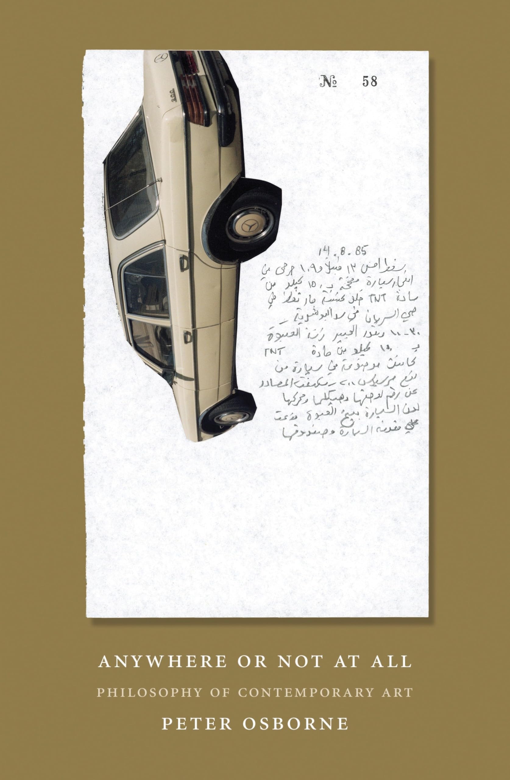 Anywhere or Not at All: Philosophy of Contemporary Art Philosophy