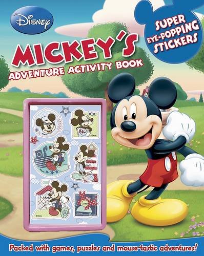 Disney Mickey's Adventure Activity Book: Super eye-popping stickers. Packed with games, puzzles and mouse-tastic adventures! Tiptoi & Games