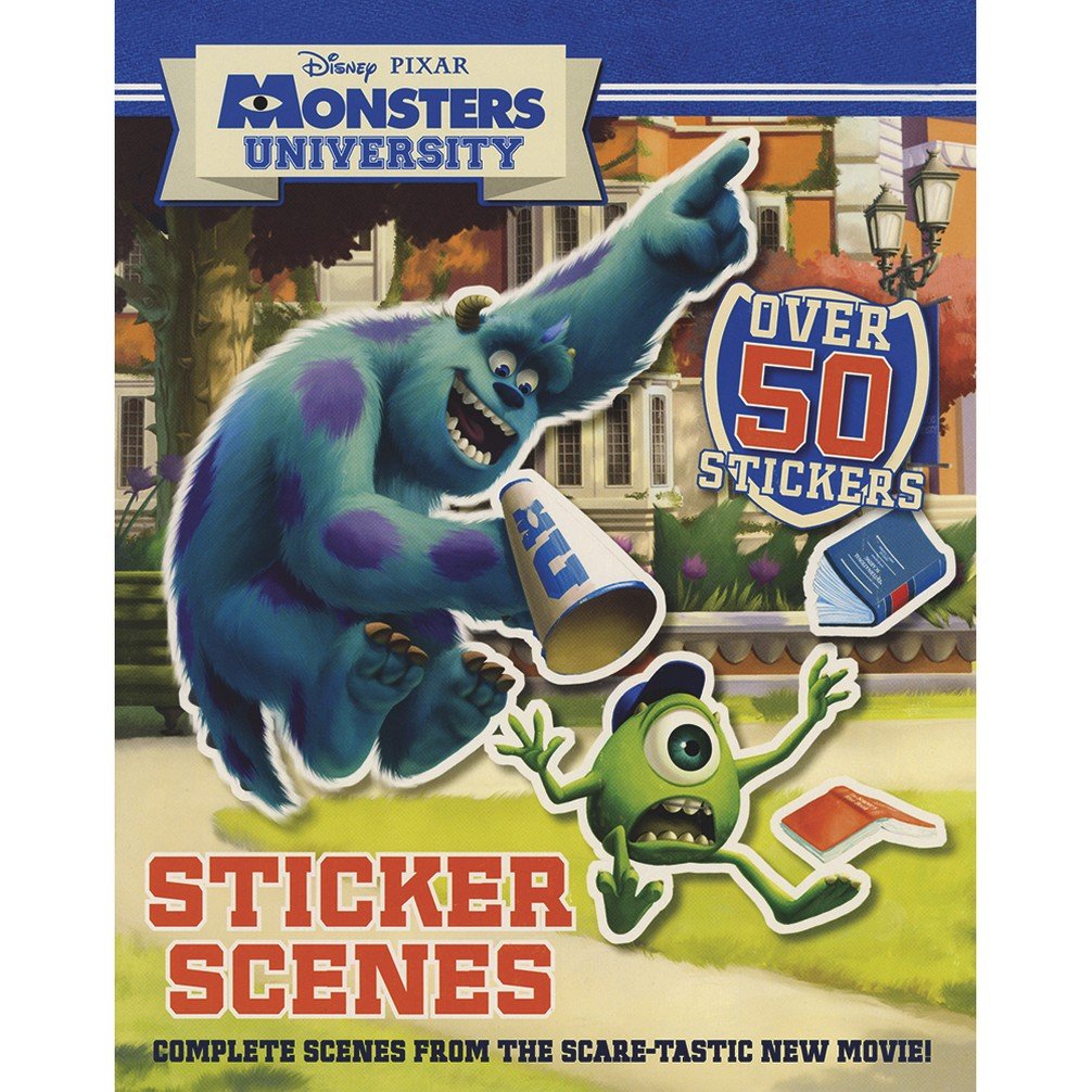 Disney Monsters University Sticker Scene: Complete scare-tastic scenes from the film! Tiptoi & Games