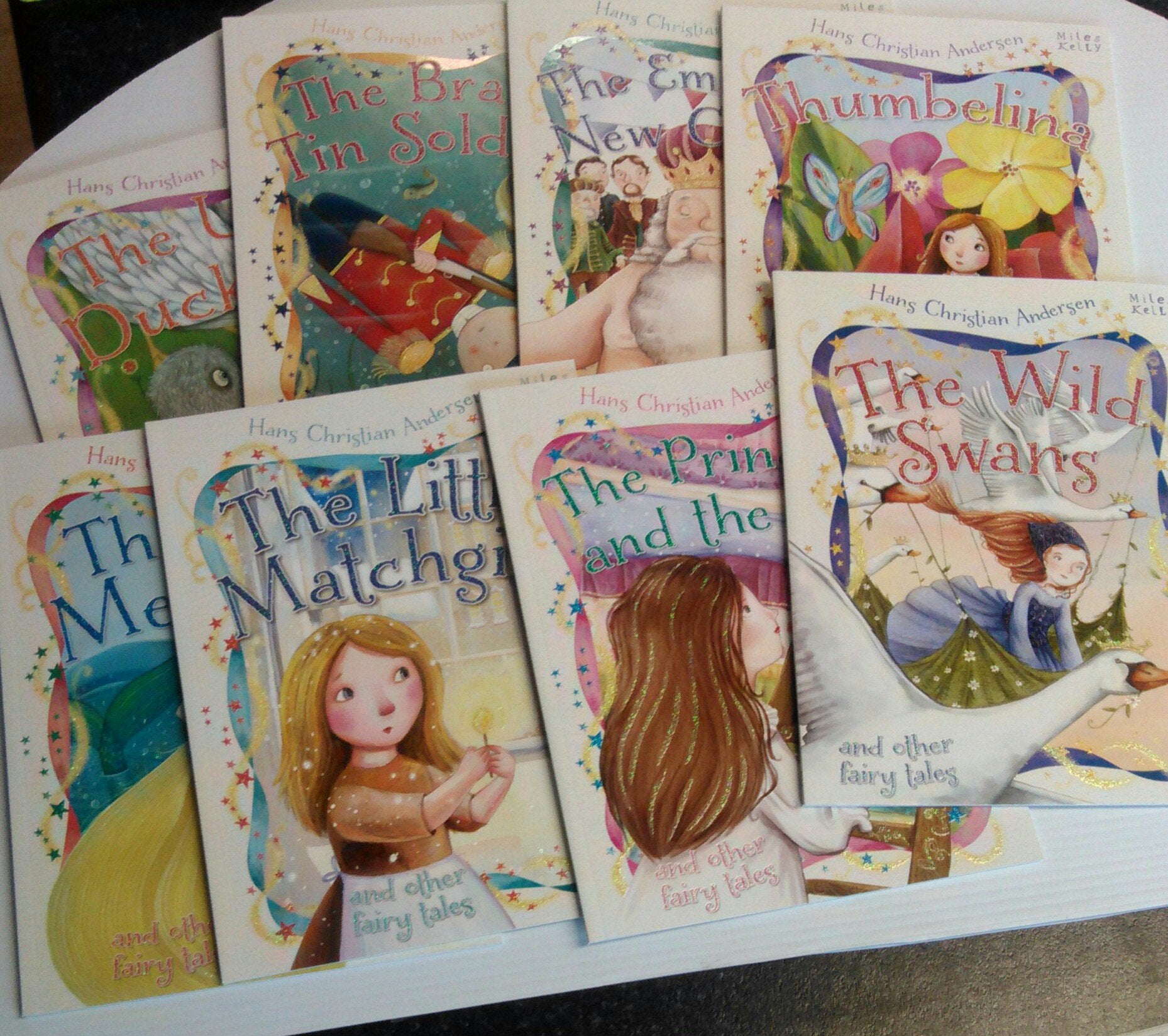 Hans Christian Andersen's Fairy Tales 8-book Set Books