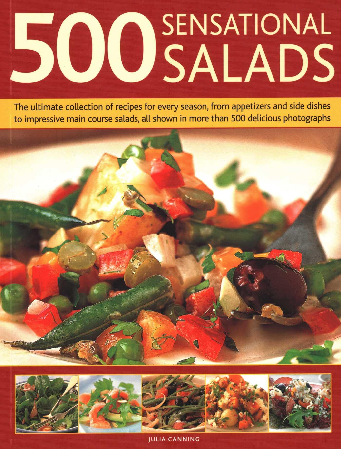 500 Sensational Salads: The Ultimate Collection of Recipes for Every Season, from Appetizers and Side Dishes to Impressive Main Course Salads,: The ... Shown in More Than 500 Delicious Photographs Leisure, Home & Garden