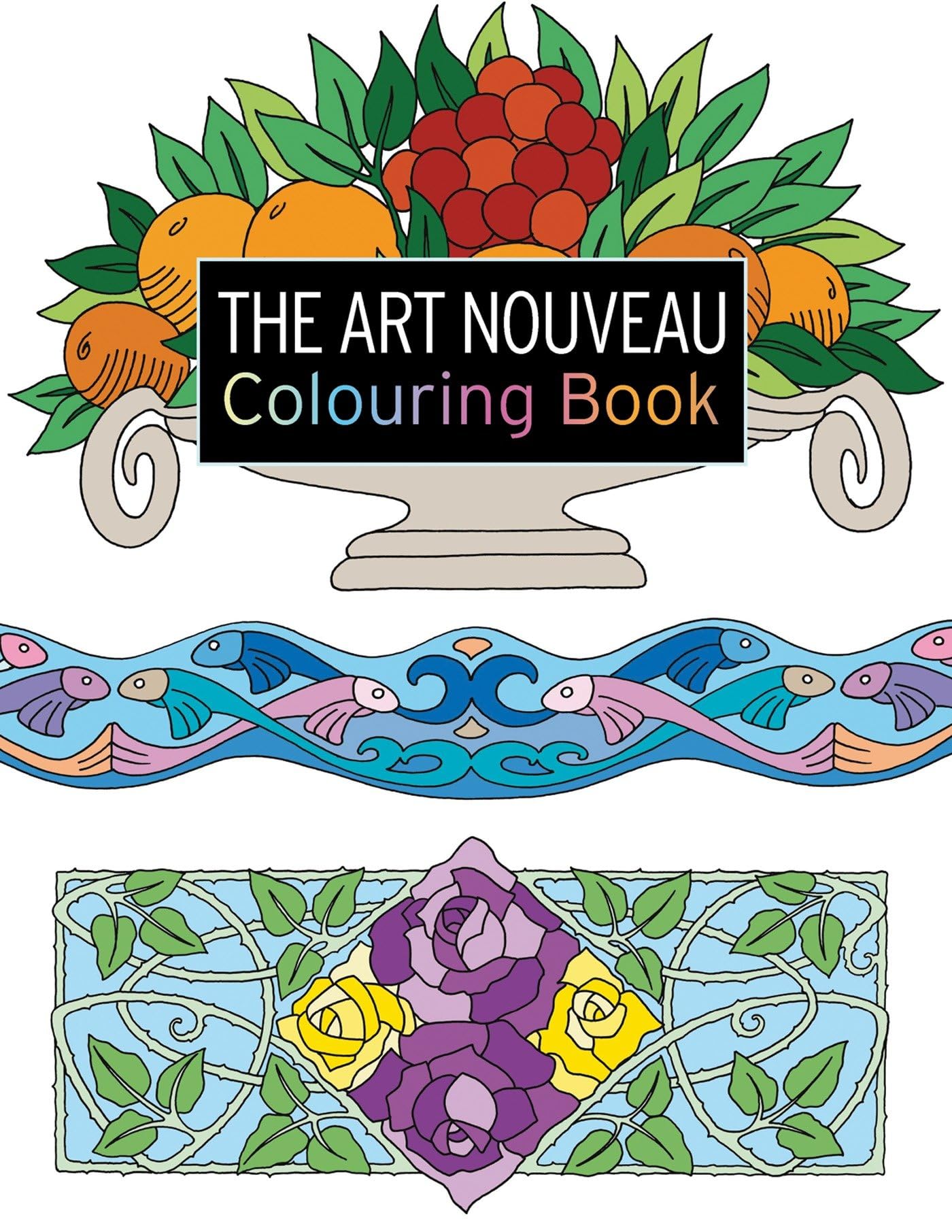 The Art Nouveau Colouring Book: Large and Small Projects to Enjoy (The Colouring Book Series) Film, Art & Culture