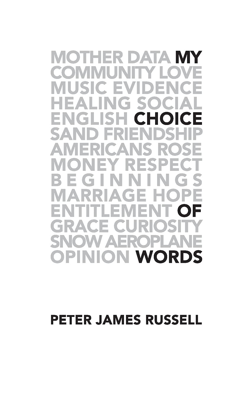 My Choice of Words book