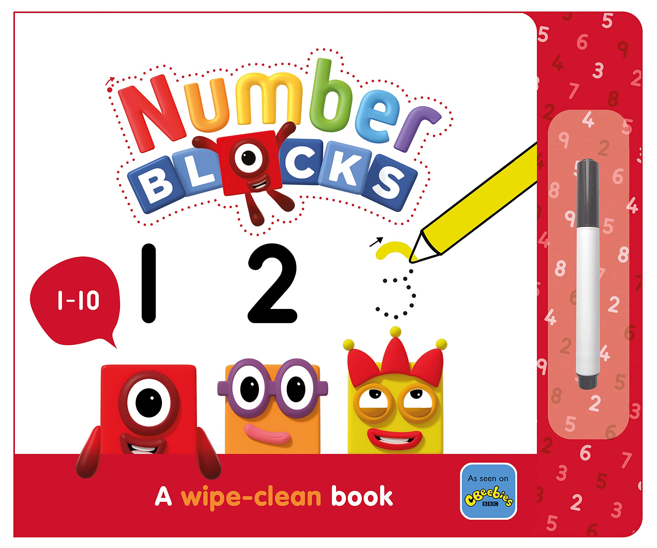 Numberblocks 1-10: A Wipe-Clean Book and Pen - Learn to Write Numbers for Preschool Ages 3-6 Non-fiction
