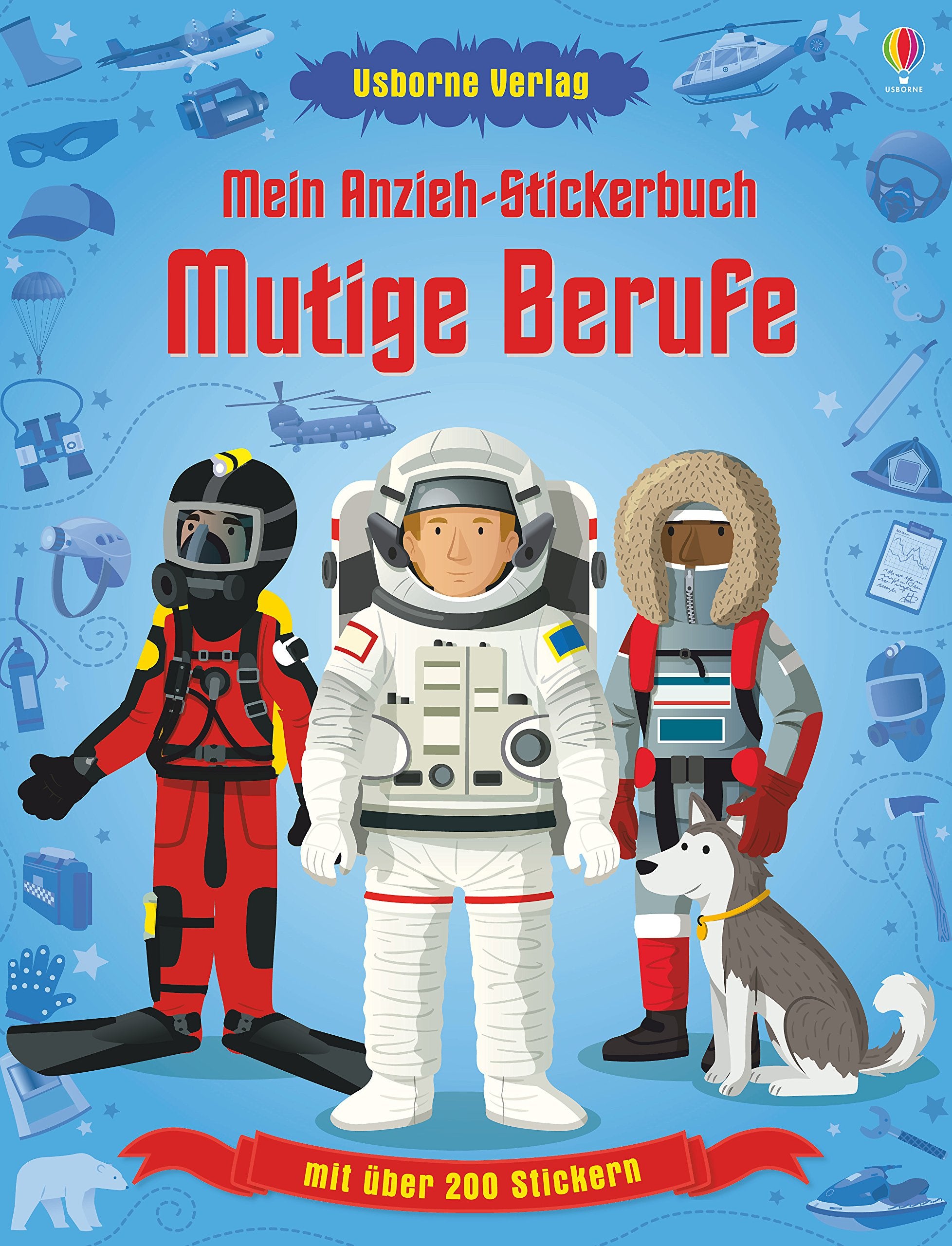 Mein Anzieh-Stickerbuch: Mutige Berufe Tiptoi & Games