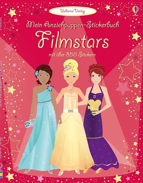 Mein Anziehpuppen-Stickerbuch: Filmstars: Usborne zum Mitmachen Non-fiction