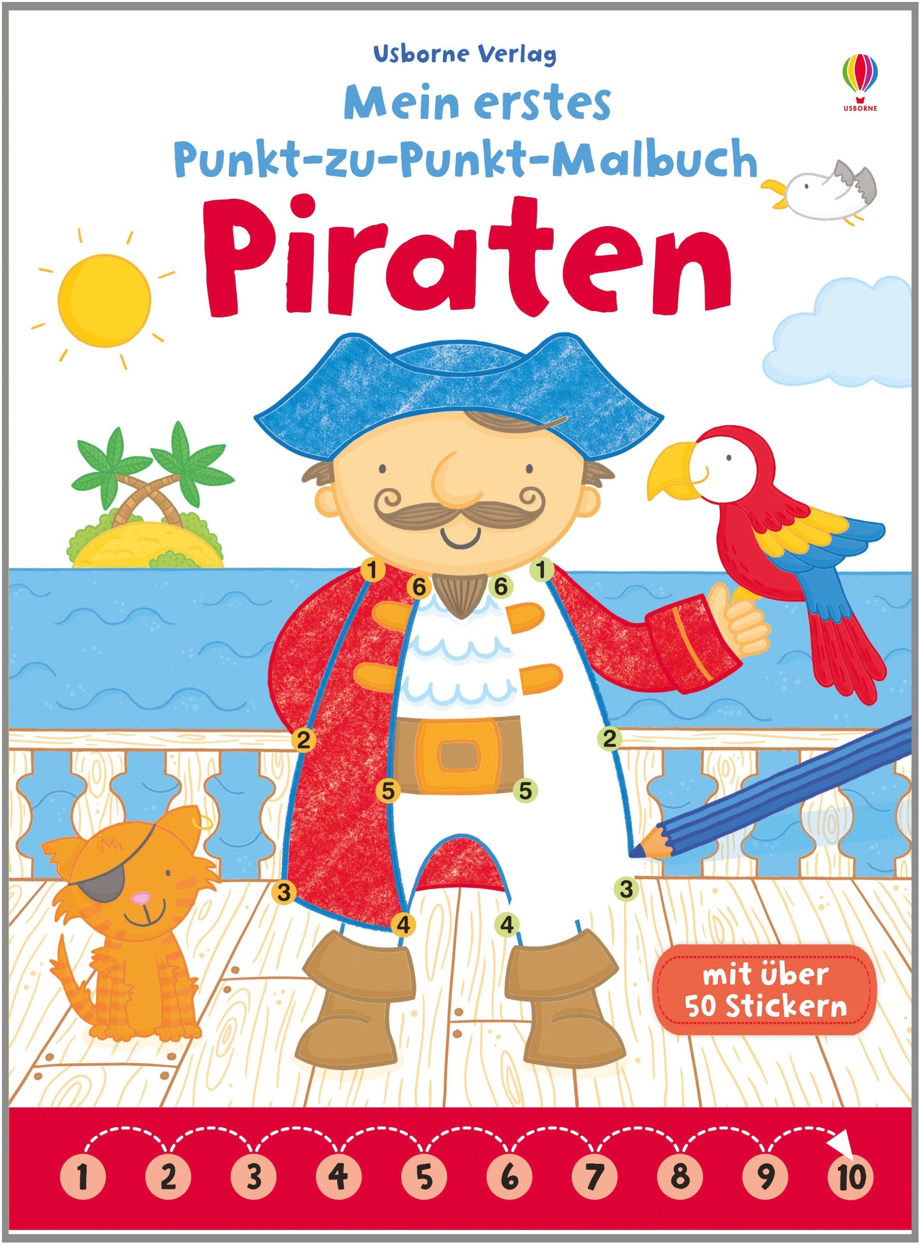Mein erstes Punkt-zu-Punkt-Malbuch: Piraten Tiptoi & Games