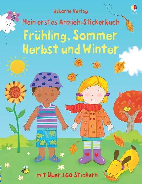 Mein erstes Anzieh-Stickerbuch: Frühling, Sommer, Herbst und Winter book
