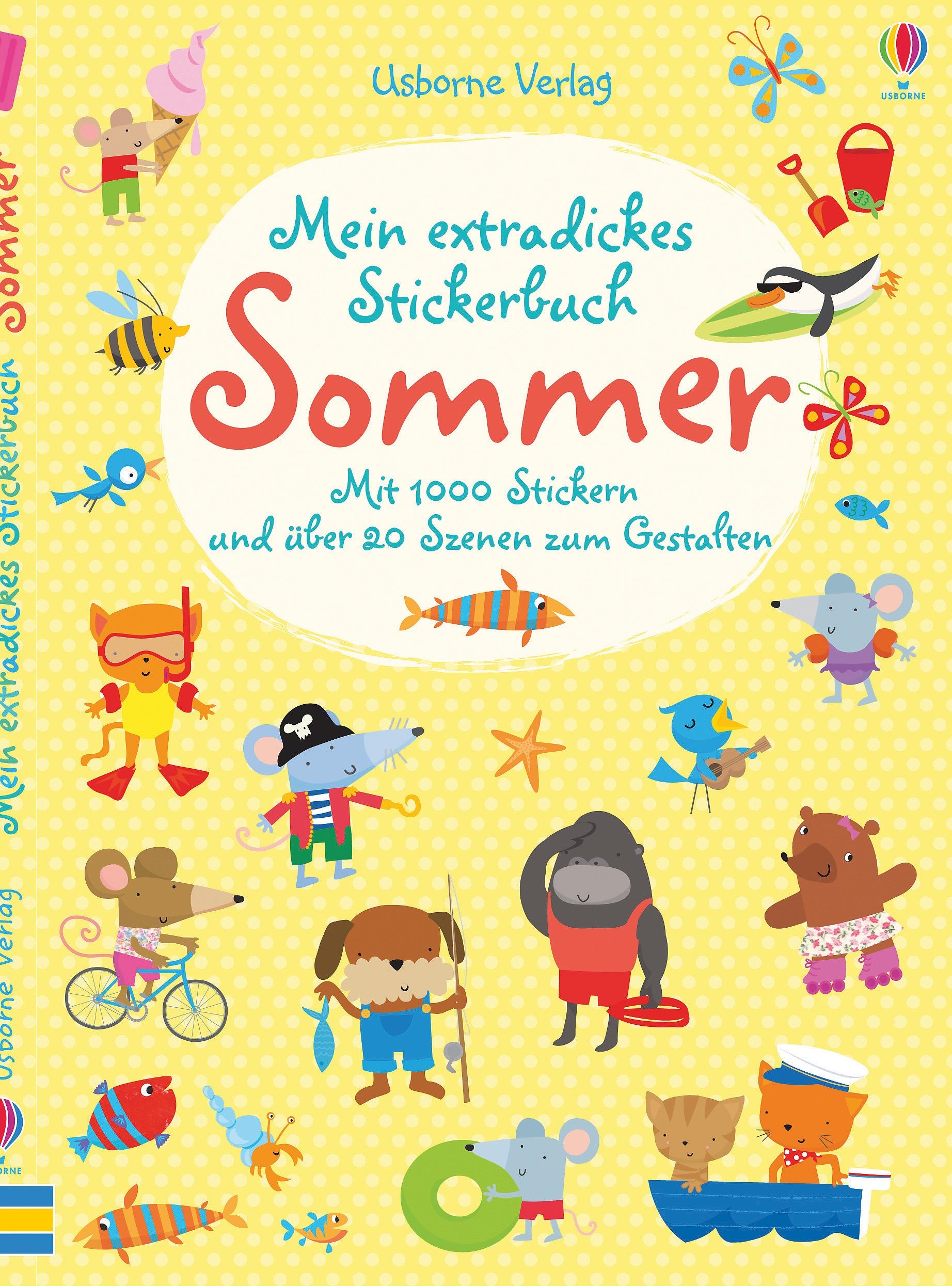 Mein extradickes Stickerbuch: Sommer: Mit 1000 Stickern und über 20 Szenen zum Gestalten (Meine extradicken Stickerbücher) Non-fiction