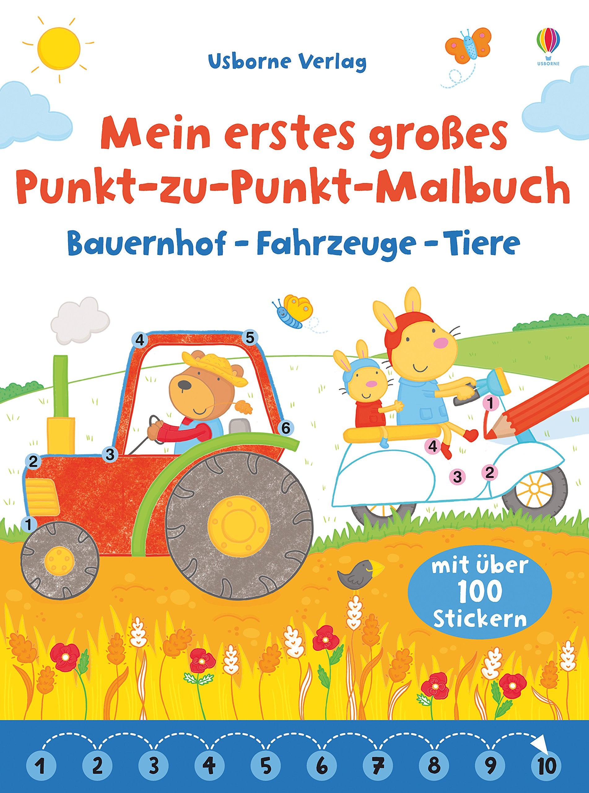 Mein erstes großes Punkt-zu-Punkt-Malbuch Babies & Toddlers