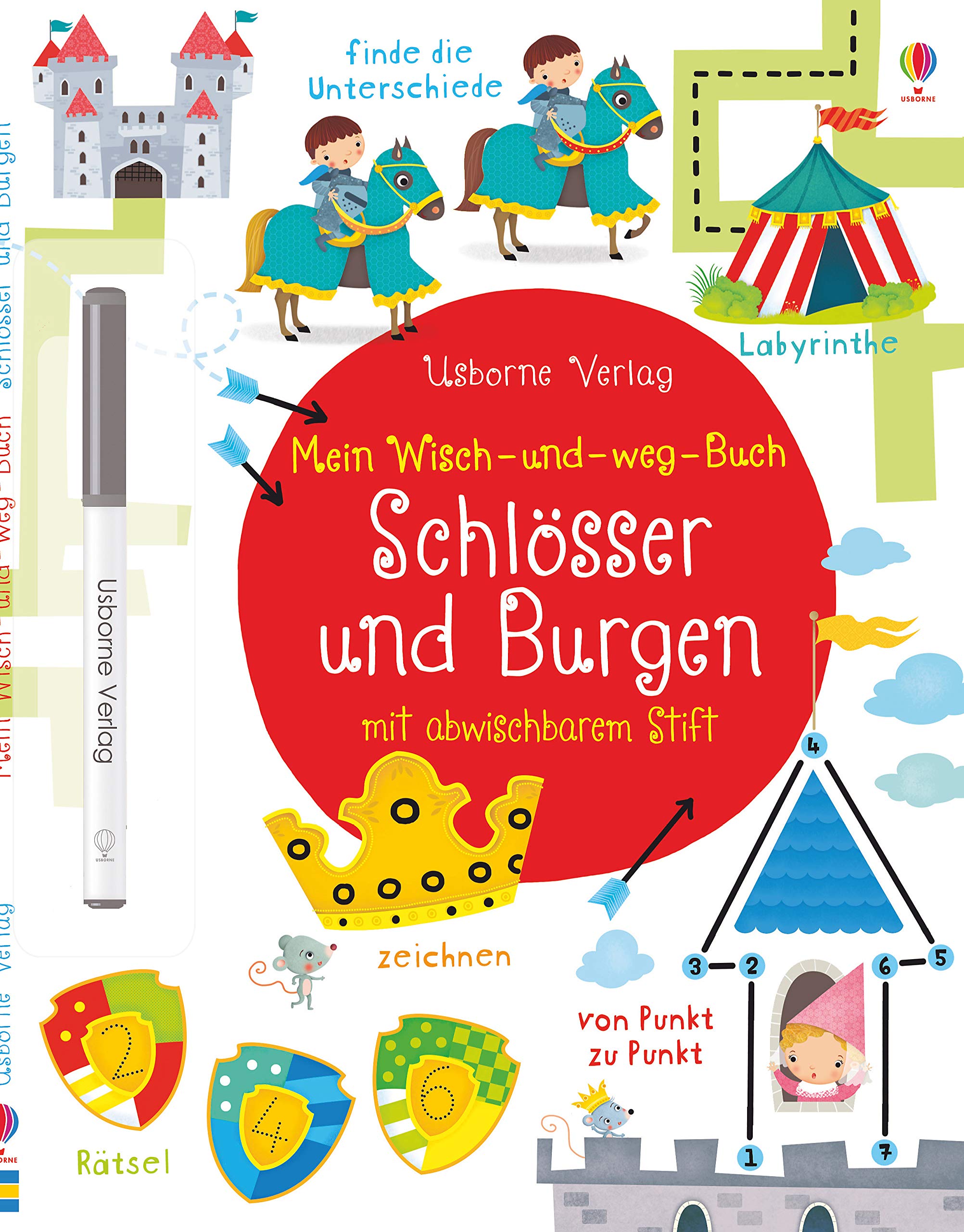 Mein Wisch-und-weg-Buch: Schlösser und Burgen Tiptoi & Games