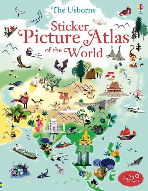 Sticker Picture Atlas of the World Tiptoi & Games