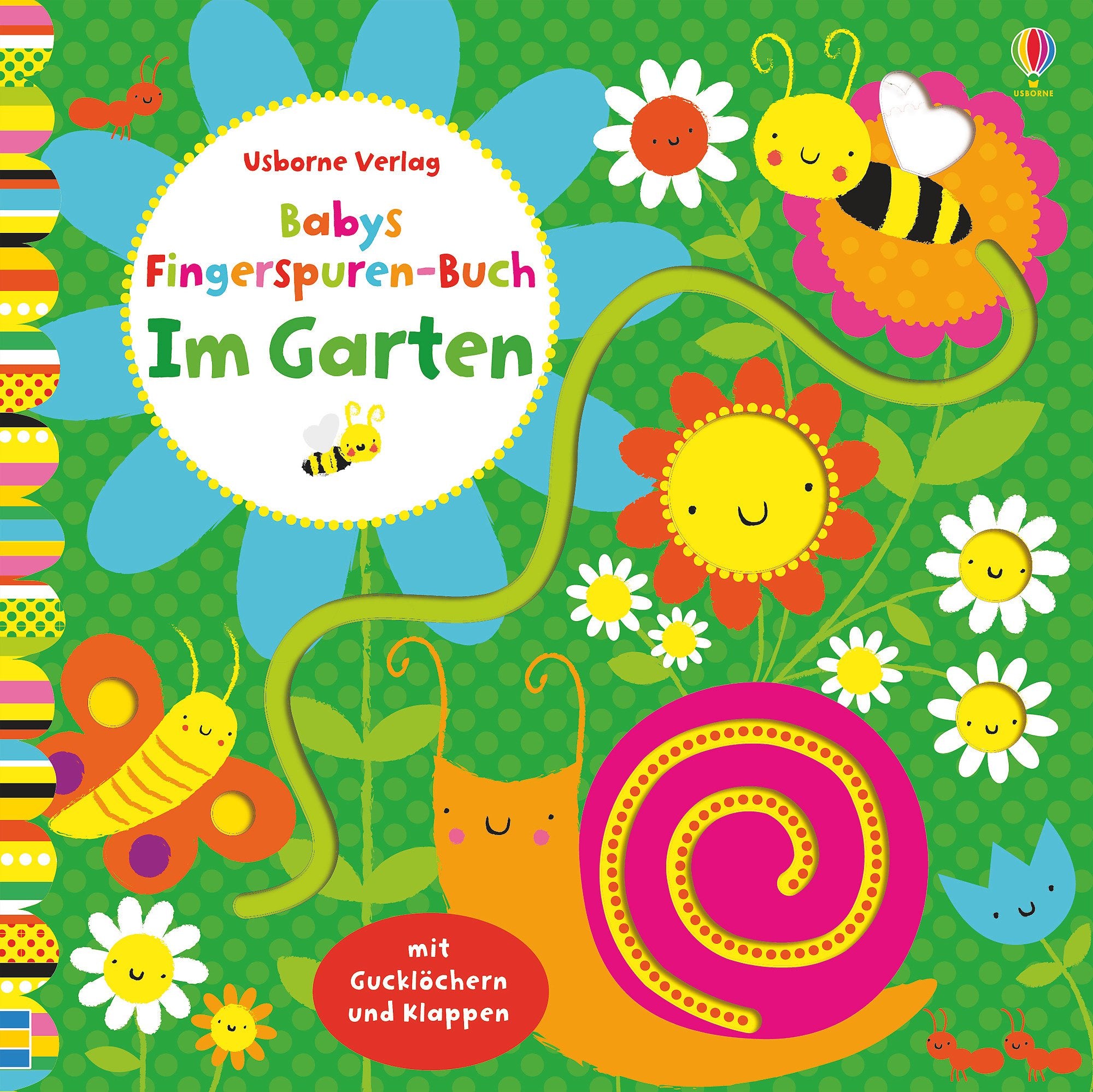 Babys Fingerspuren-Buch: Im Garten: ab 10 Monaten Children's books