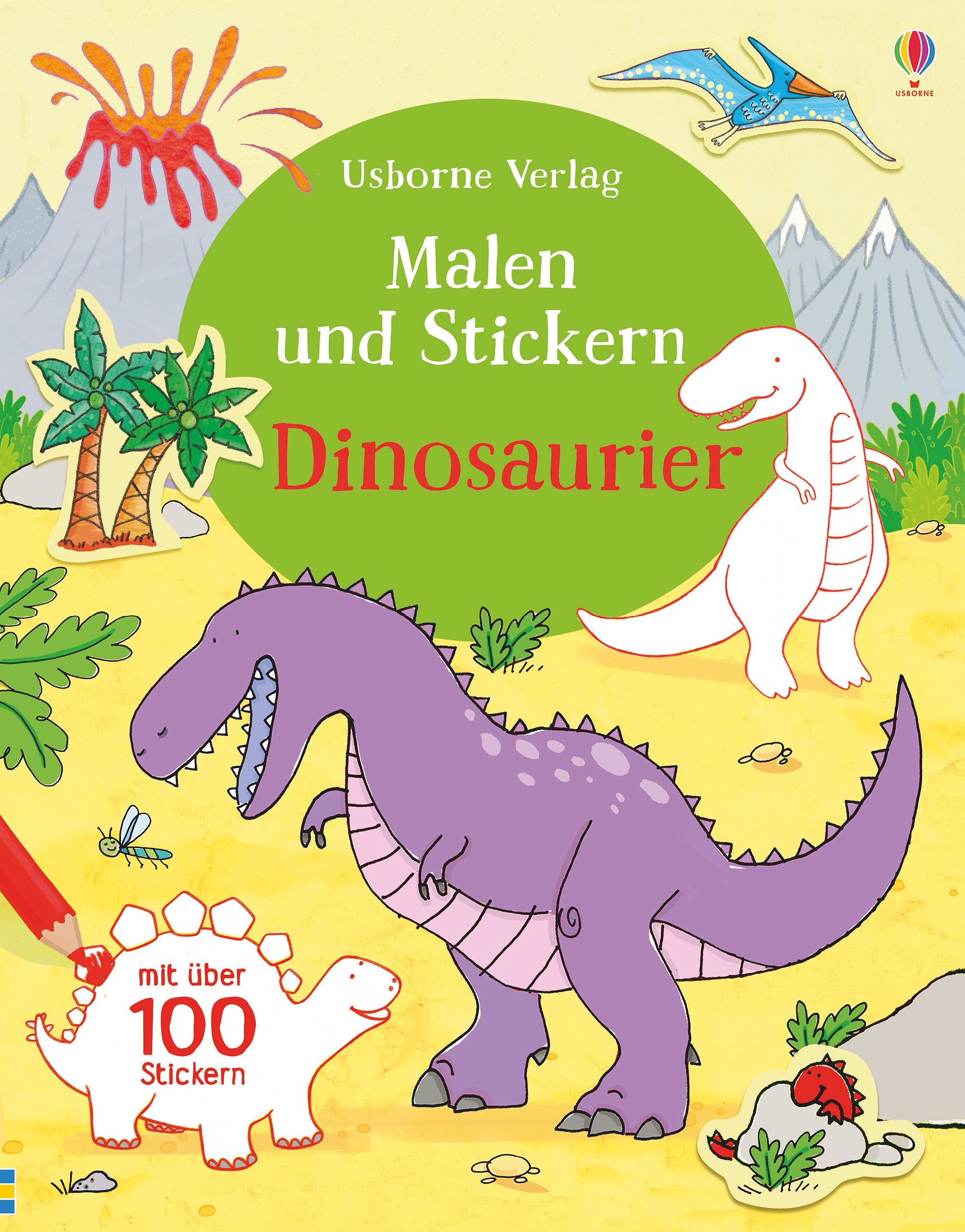 Malen und Stickern: Dinosaurier (Malen-und-Stickern-Reihe) Non-fiction