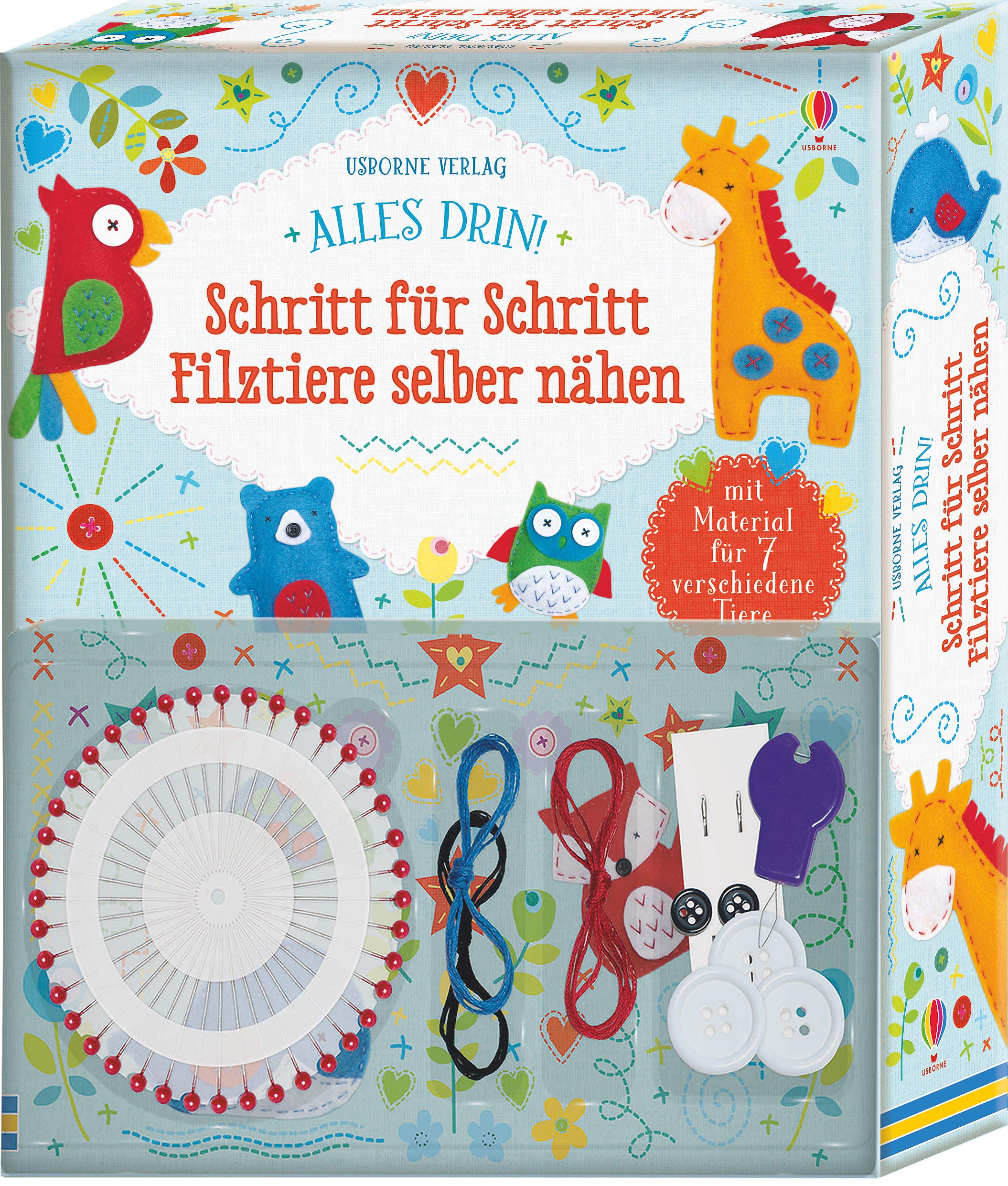 Alles drin! Schritt für Schritt Filztiere selber nähen: mit Material für 7 verschiedene Tiere book