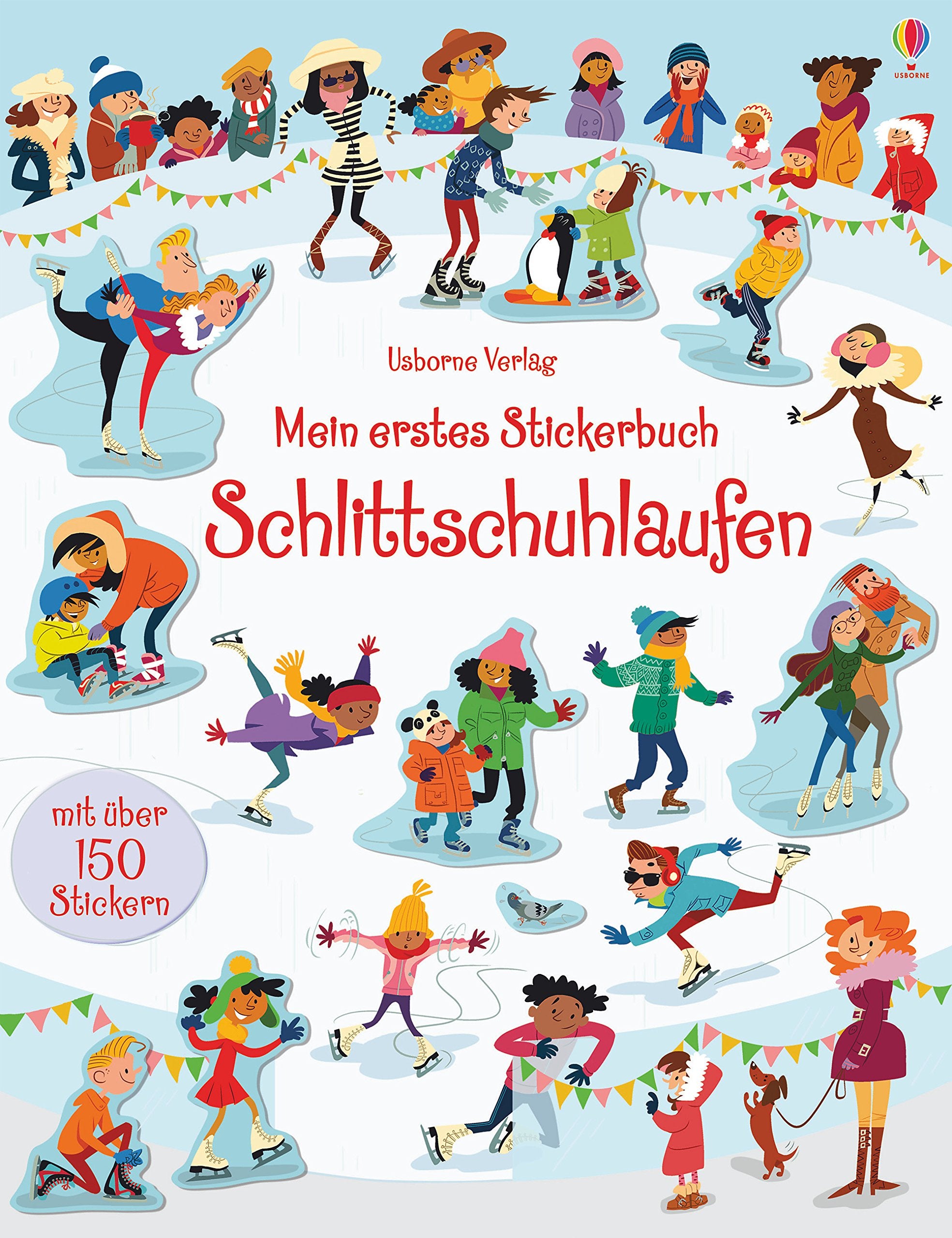 Mein erstes Stickerbuch: Schlittschuhlaufen book