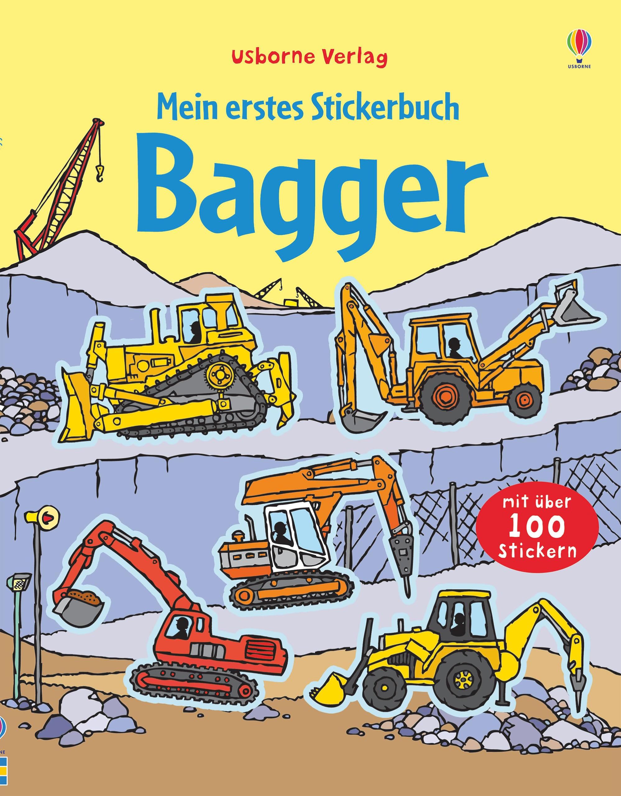 Mein erstes Stickerbuch: Bagger Tiptoi & Games