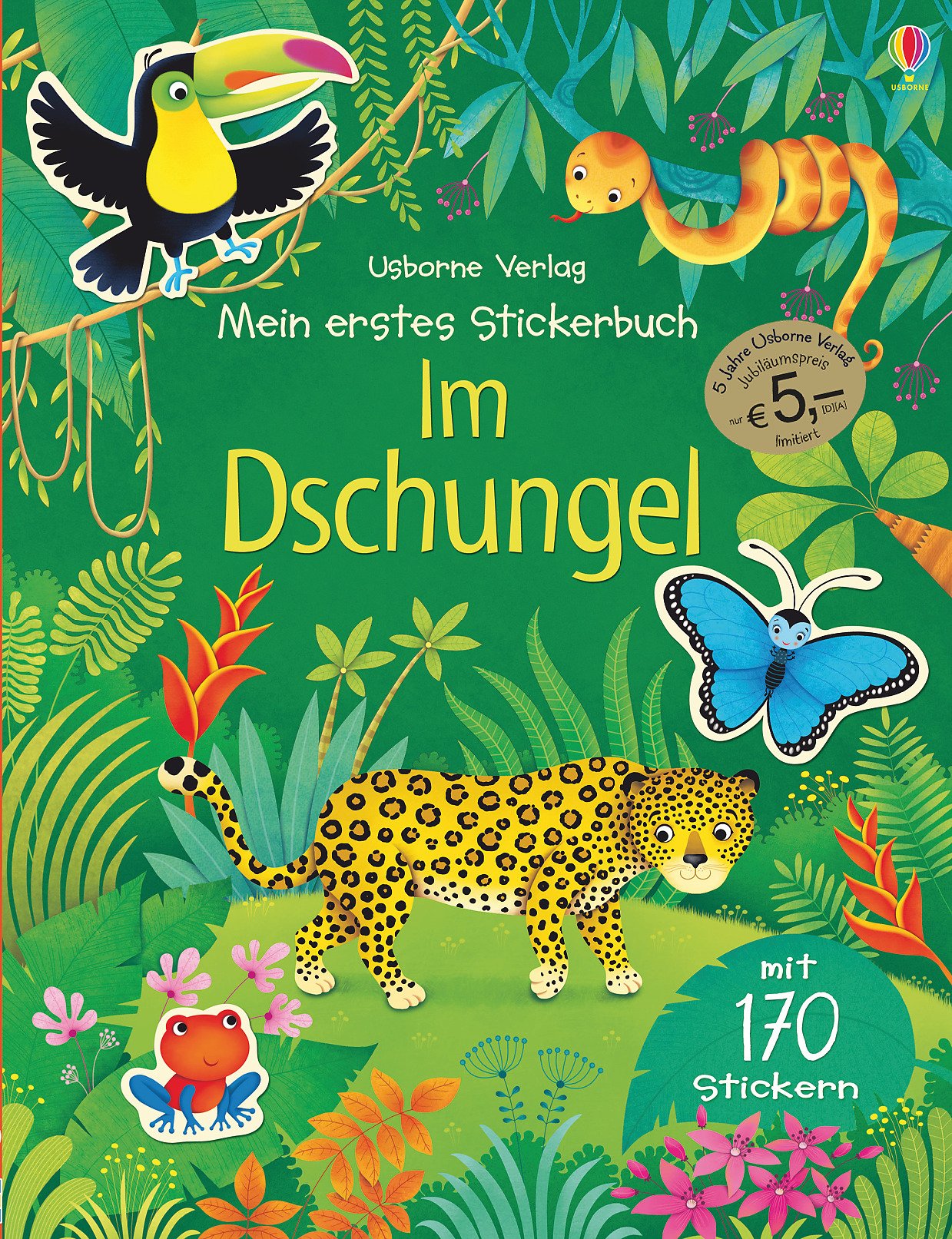 Mein erstes Stickerbuch: Im Dschungel (Jubiläumsausgabe) Tiptoi & Games
