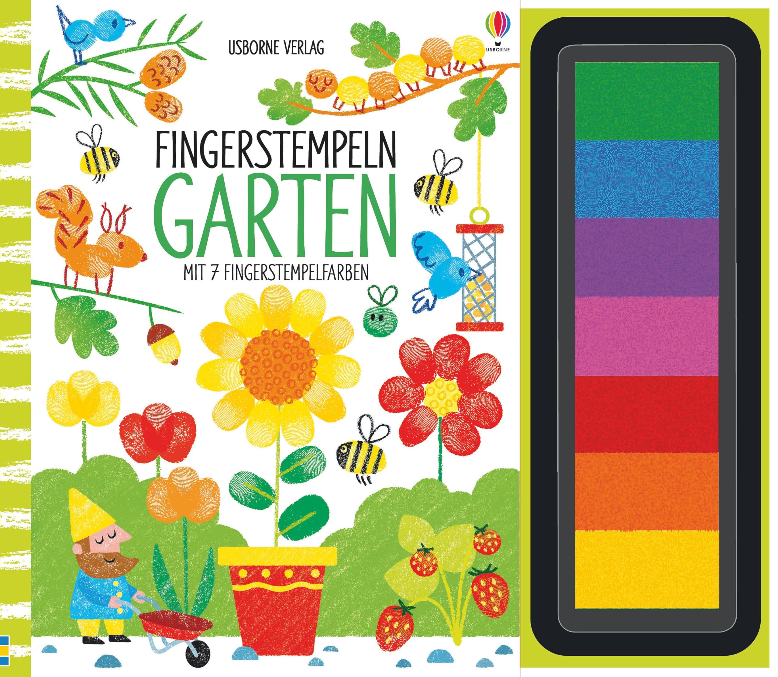 Fingerstempeln: Garten Non-fiction books for kids