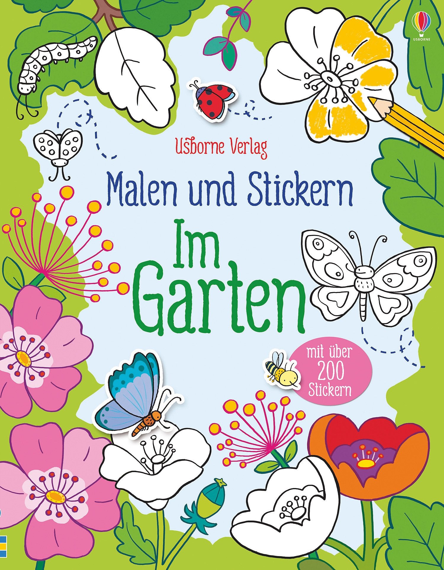 Malen und Stickern: Im Garten Non-fiction