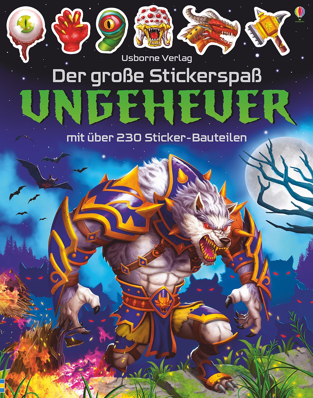 Der große Stickerspaß: Ungeheuer: Mit über 230 Sticker-Bauteilen (Der-große-Stickerspaß-Reihe) Non-fiction
