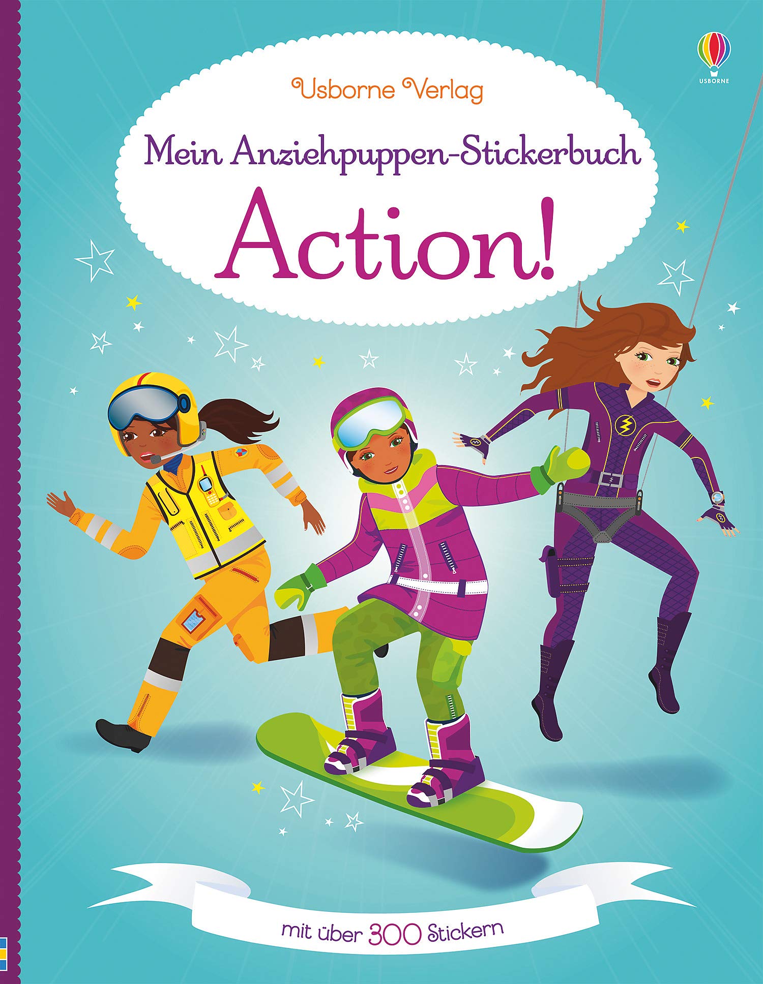 Mein Anziehpuppen-Stickerbuch: Action!: Mit über 300 Stickern Non-fiction