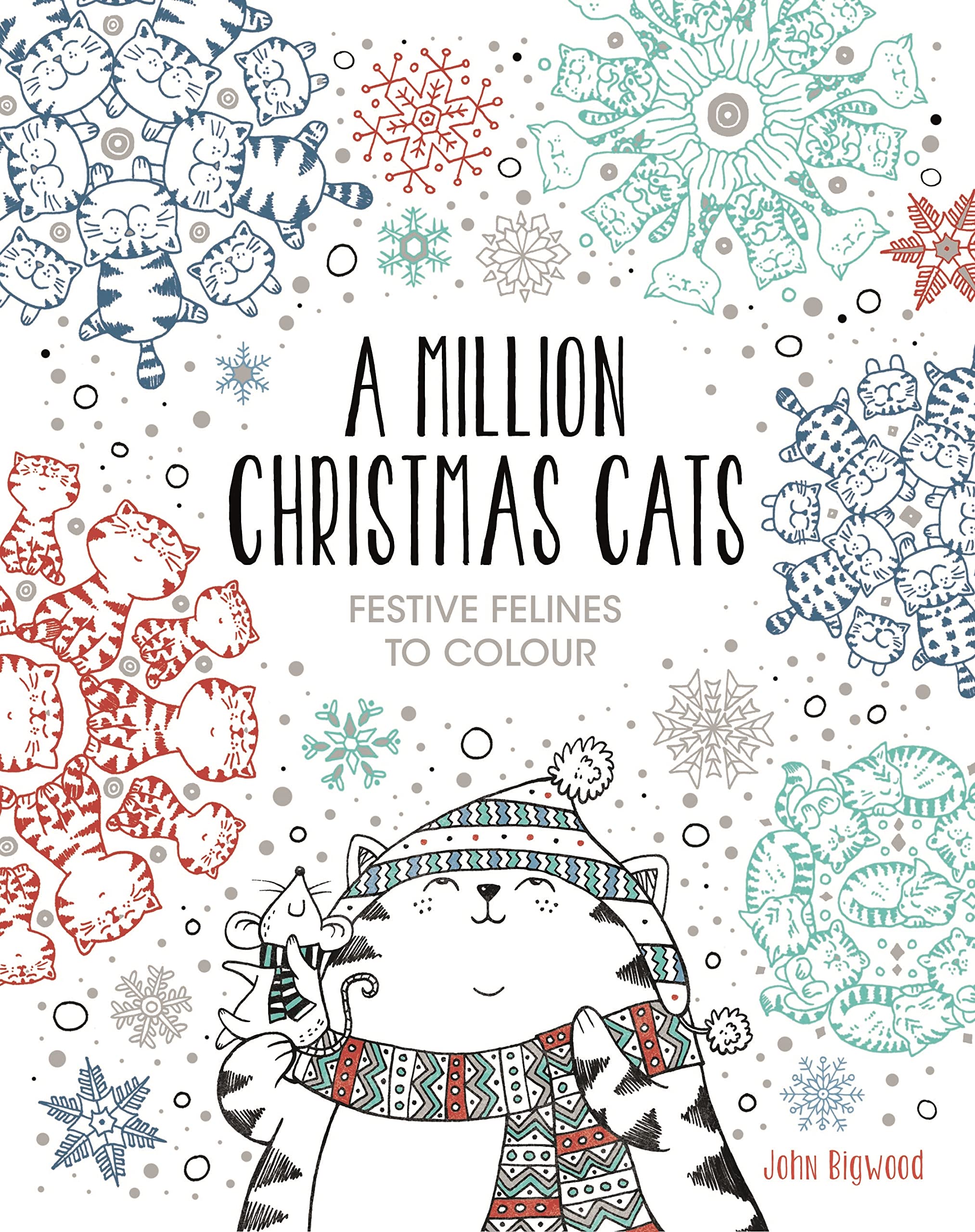 A Million Christmas Cats: Festive Felines to Colour (A Million Creatures to Colour) Hobbies & Crafts