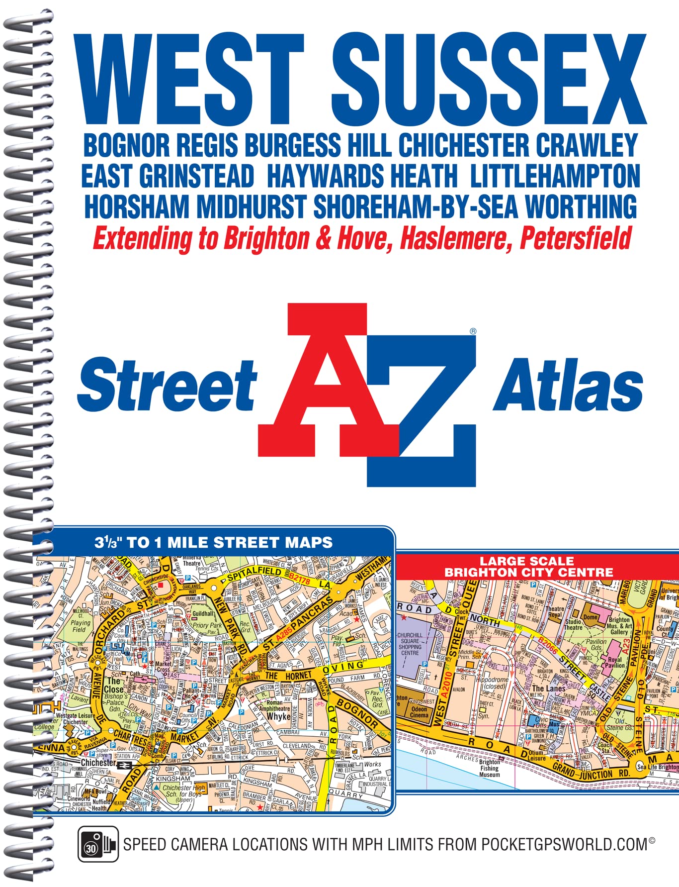 West Sussex A-Z Street Atlas book