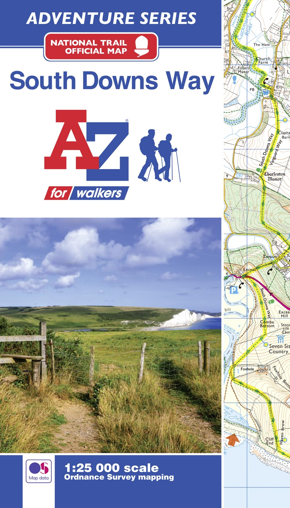 South Downs Way A-Z Adventure Atlas Leisure, Home & Garden