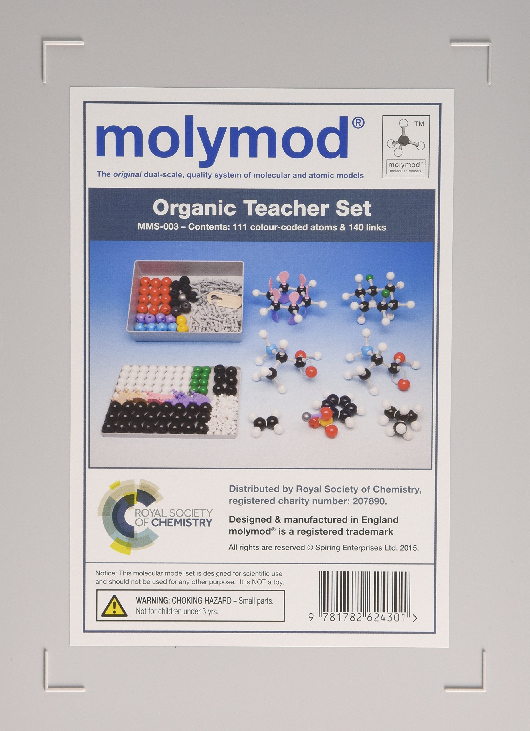 Molymod MMS-003: Organic Teacher 111 atom set Natural Sciences