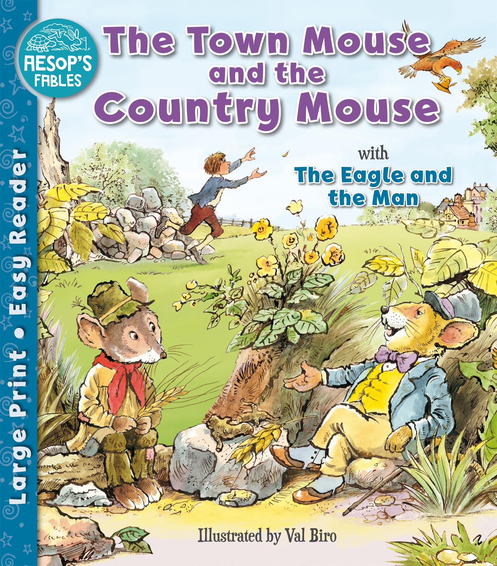 The Town Mouse and the Country Mouse & The Eagle and the Man (Aesop's Fables Easy Readers) Fairy Tales & Legends