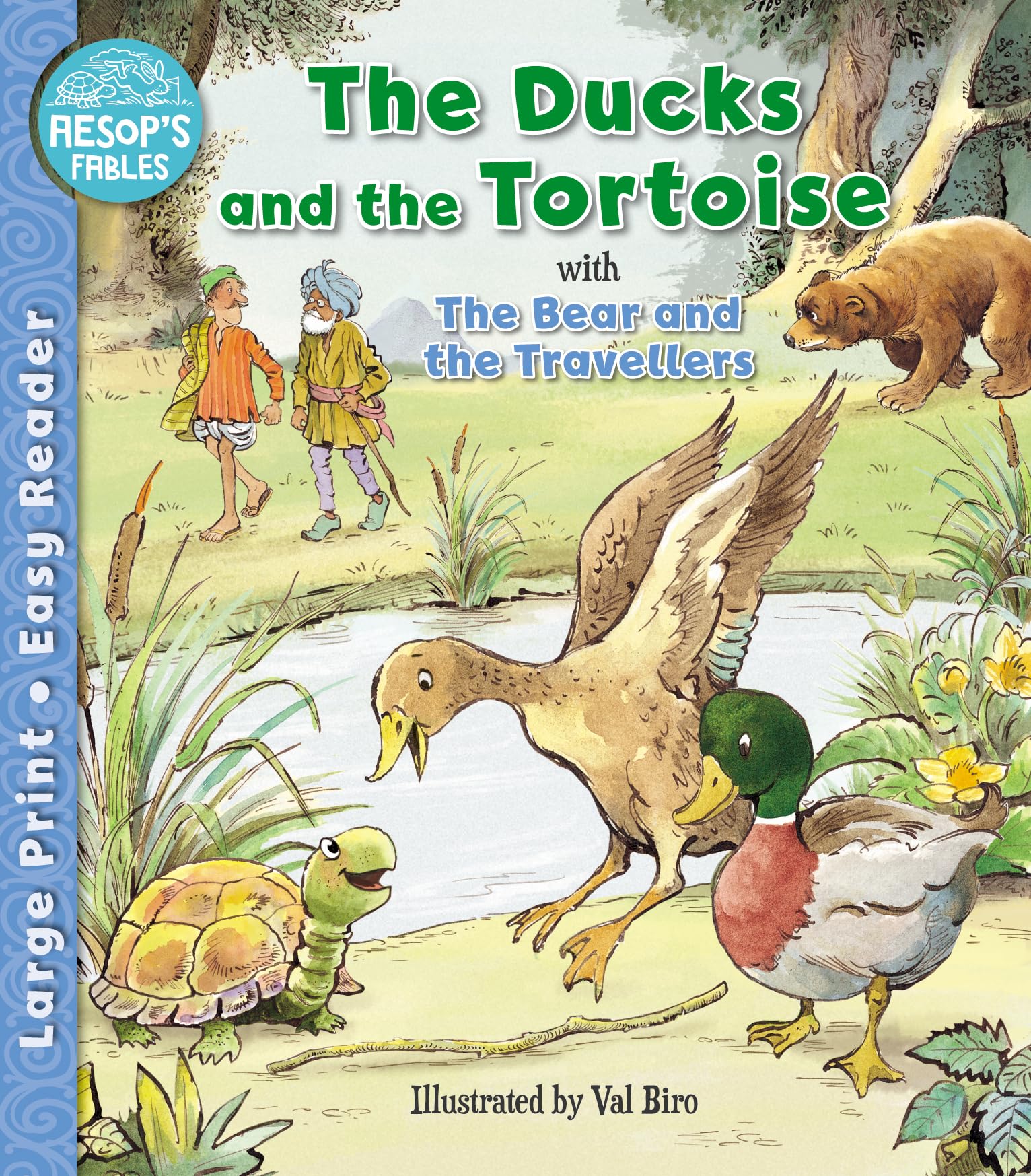 The Ducks and the Tortoise & The Bear & the Travellers (Aesop's Fables Easy Readers) Fairy Tales & Legends
